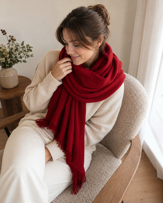 Felted Cashmere Wrap