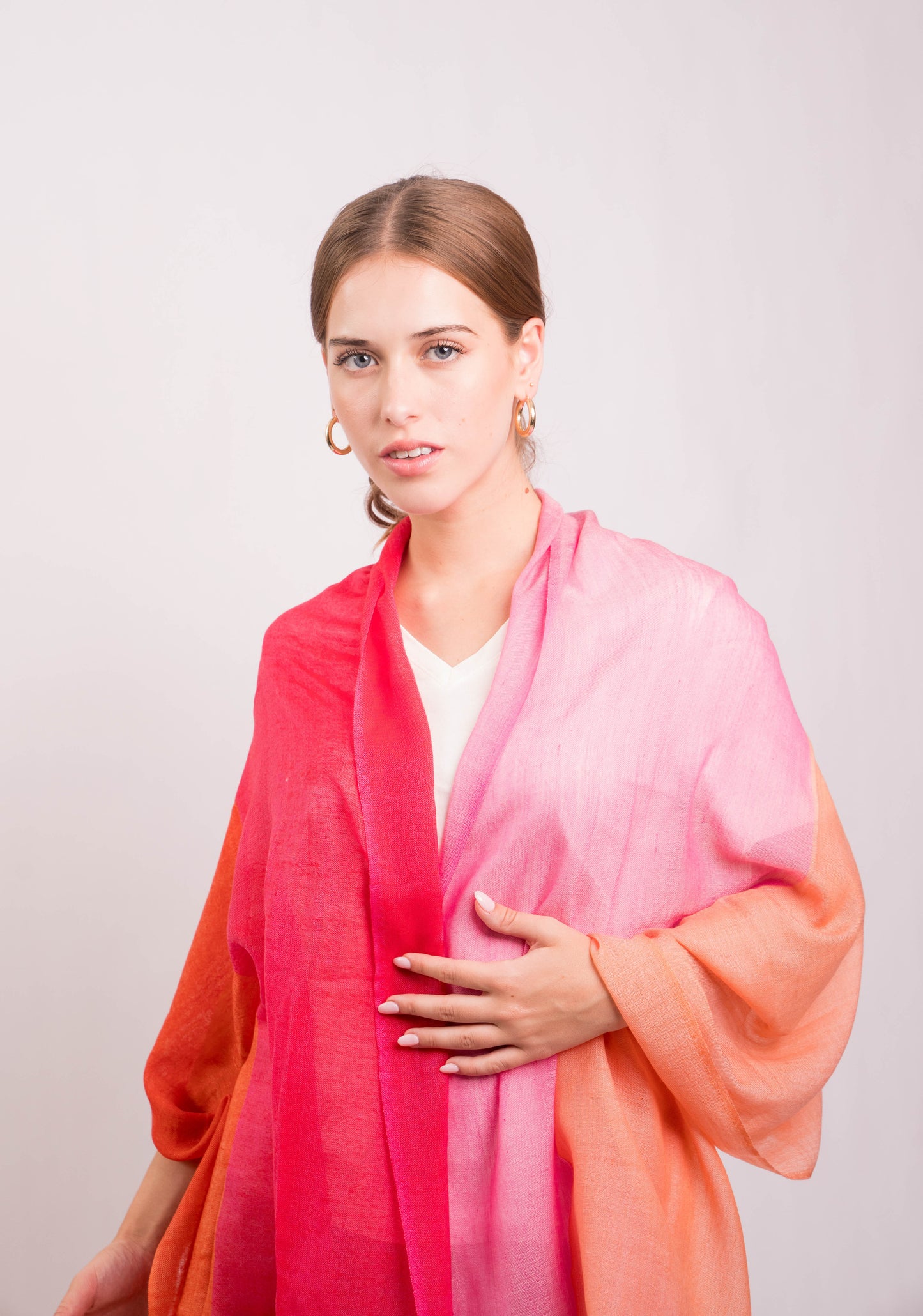 4 Color Block Candy Scarf
