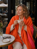 Meera Double Block Wool Wrap