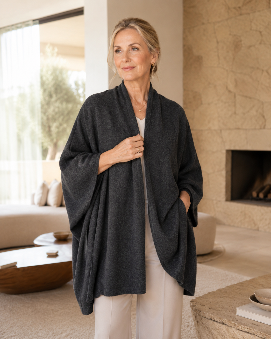 Luxe Cashmere Kimono