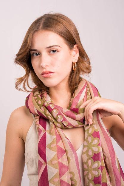 Sunset Mirage Cashmere Wrap