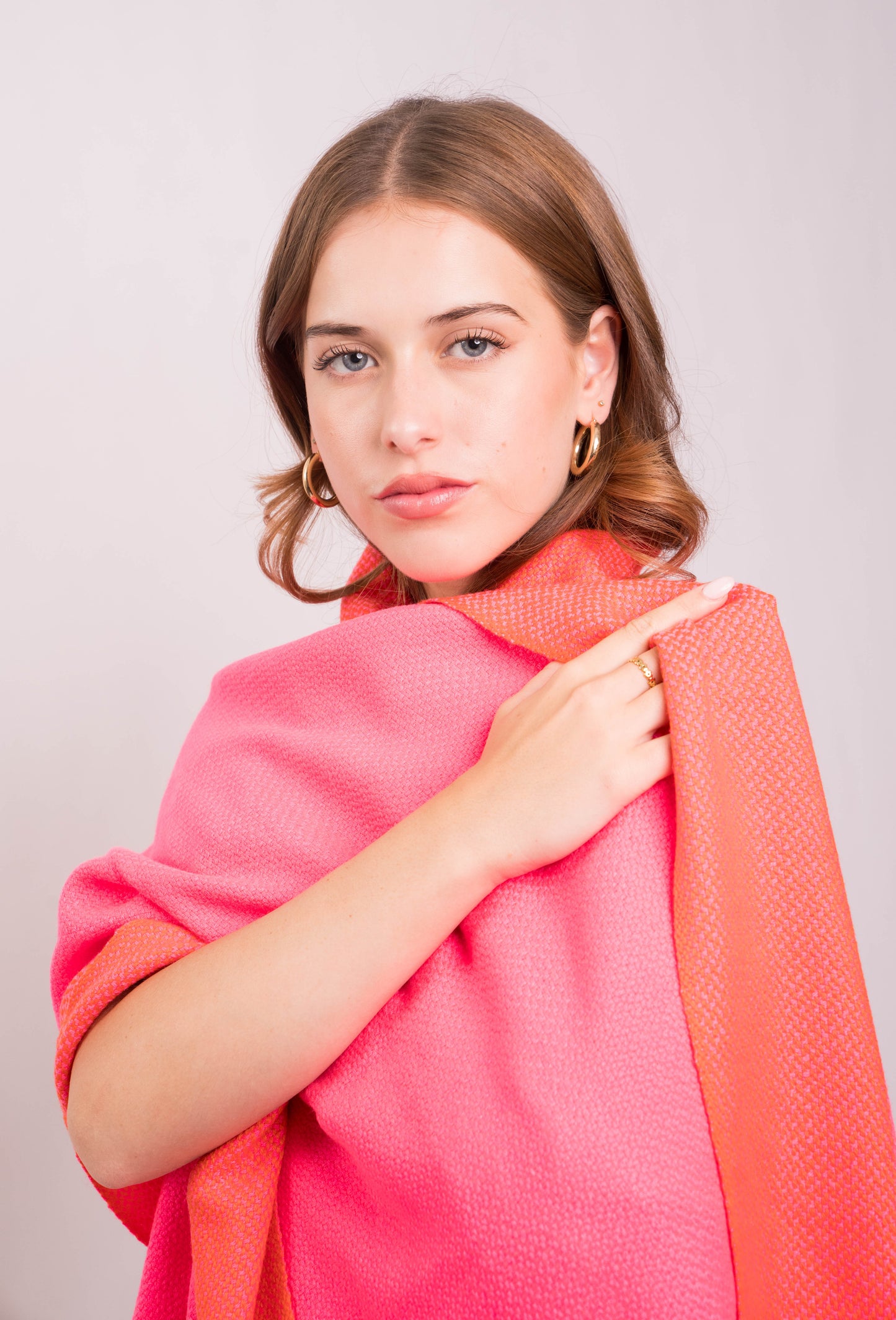 Magenta Meera Double Block Wrap