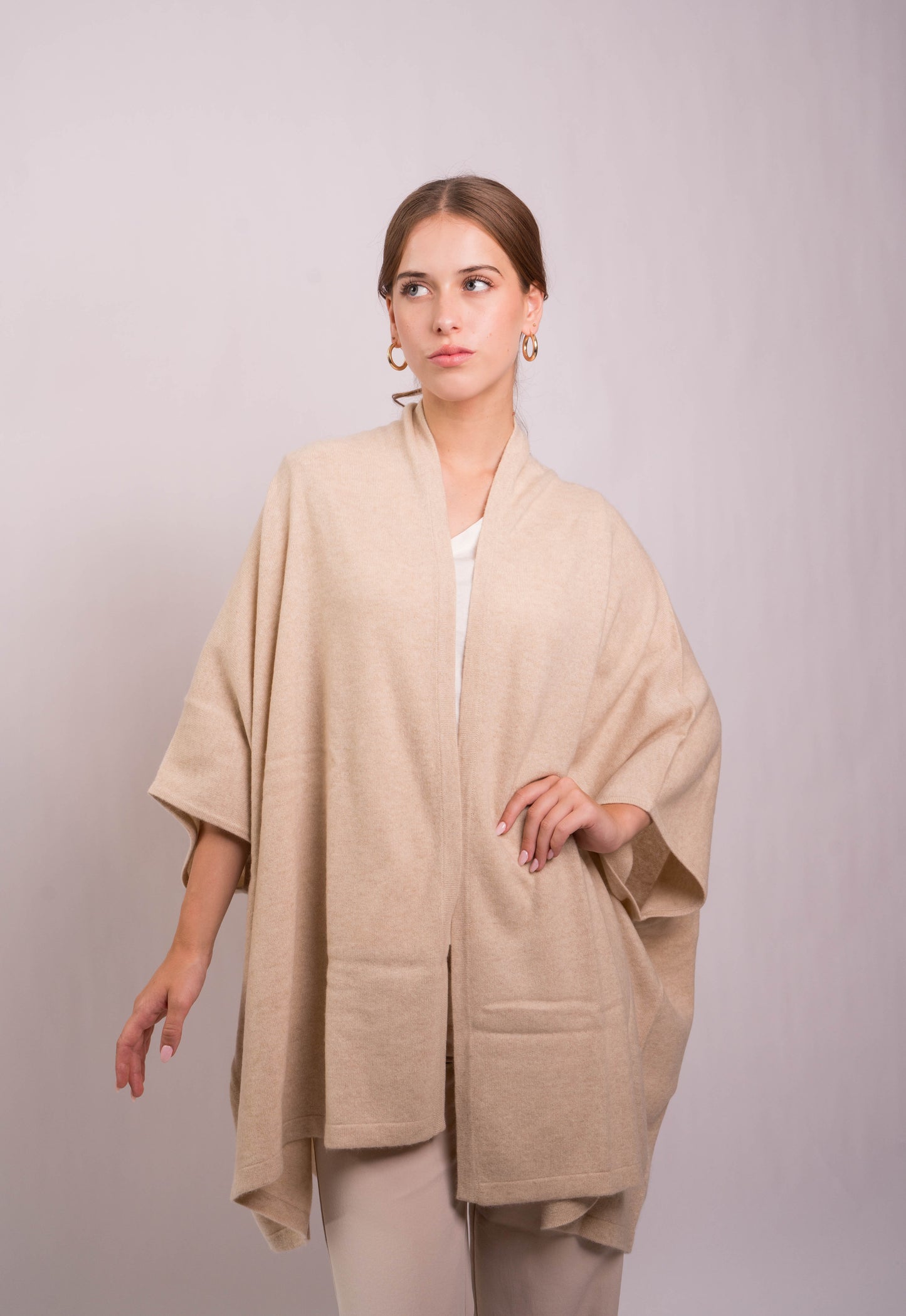 Champagne Drape Kimono