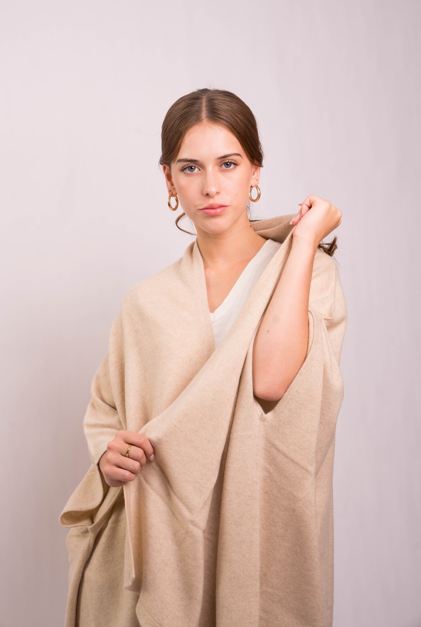 Champagne Drape Kimono