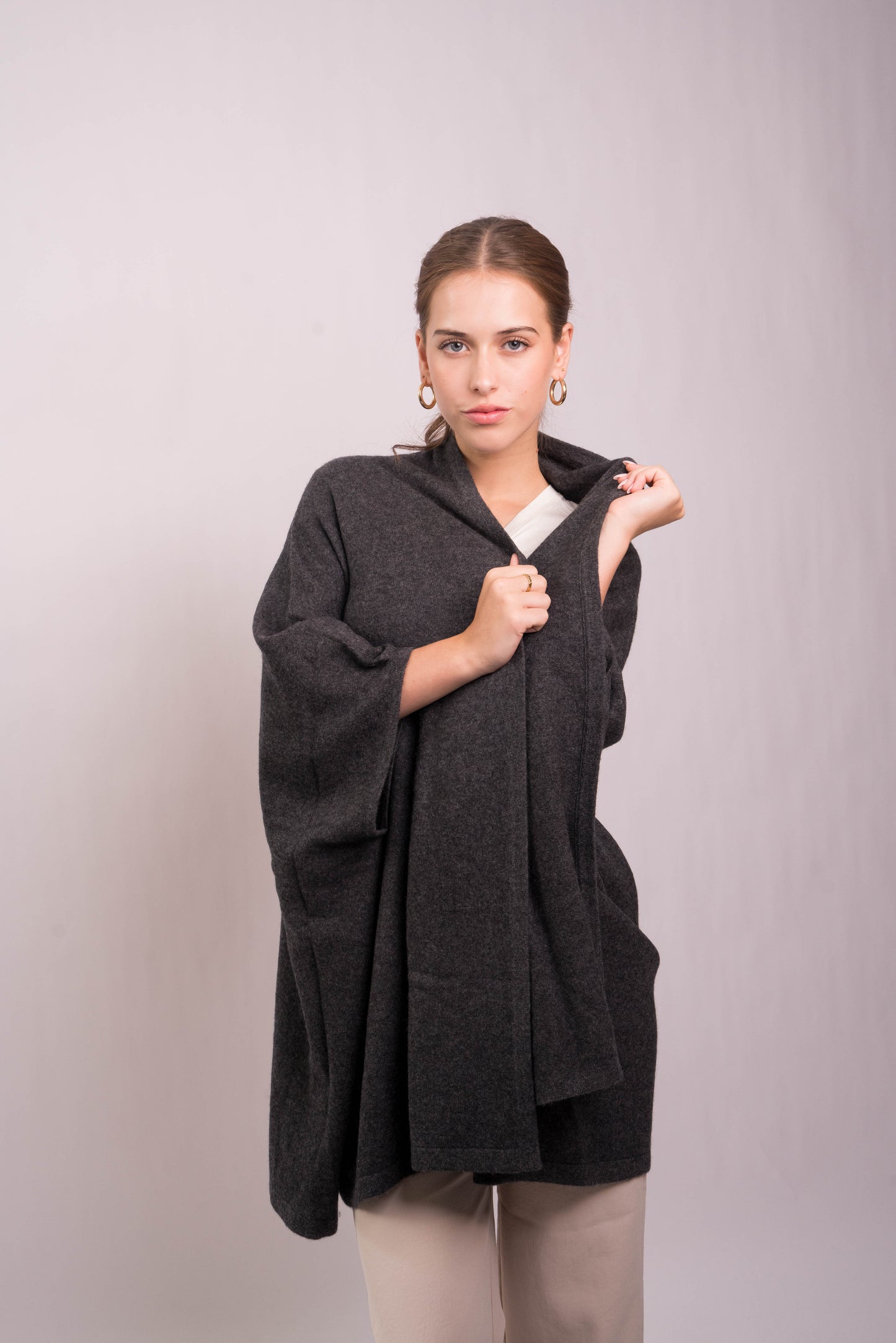 Graphite Luxe Kimono