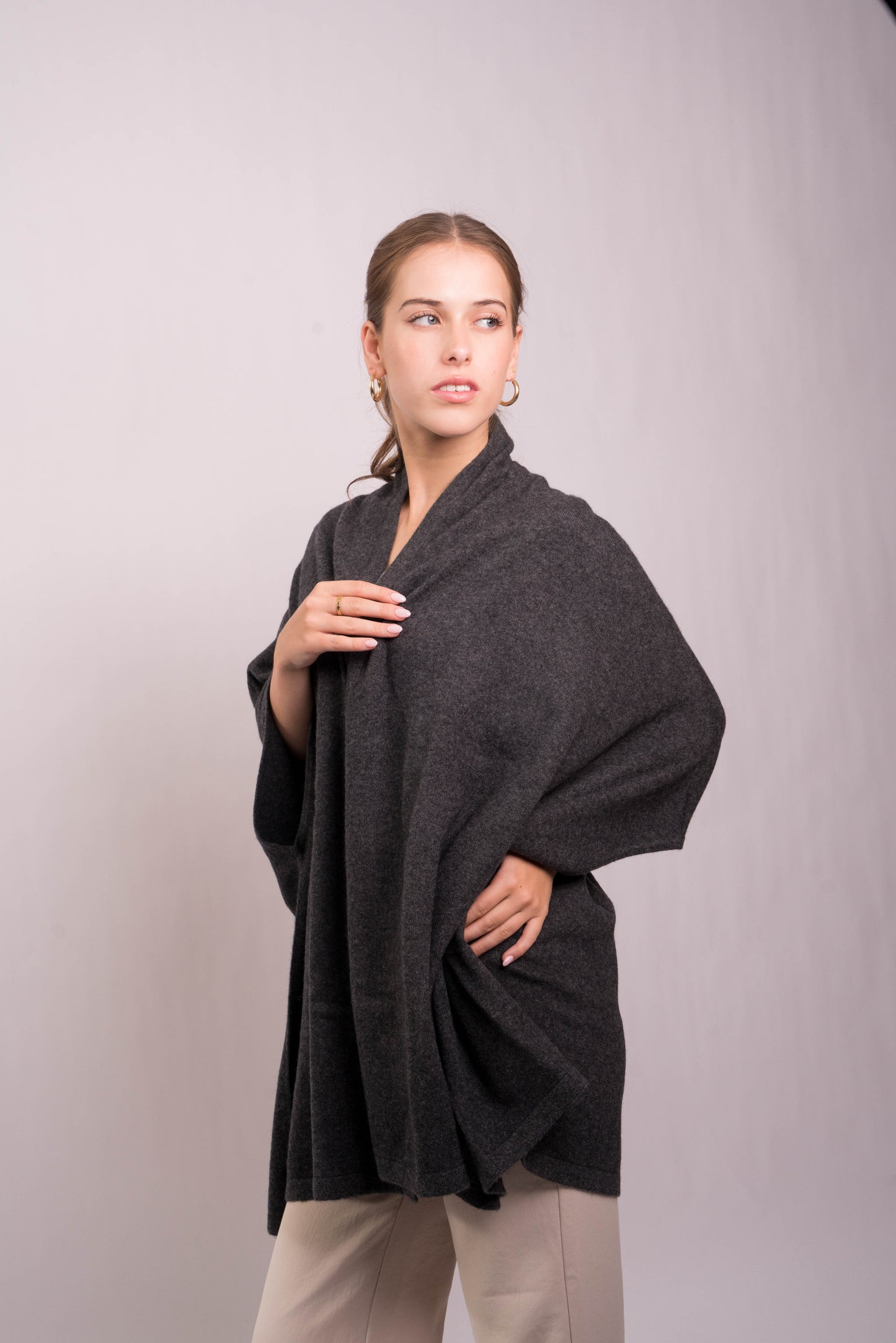 Graphite Luxe Kimono