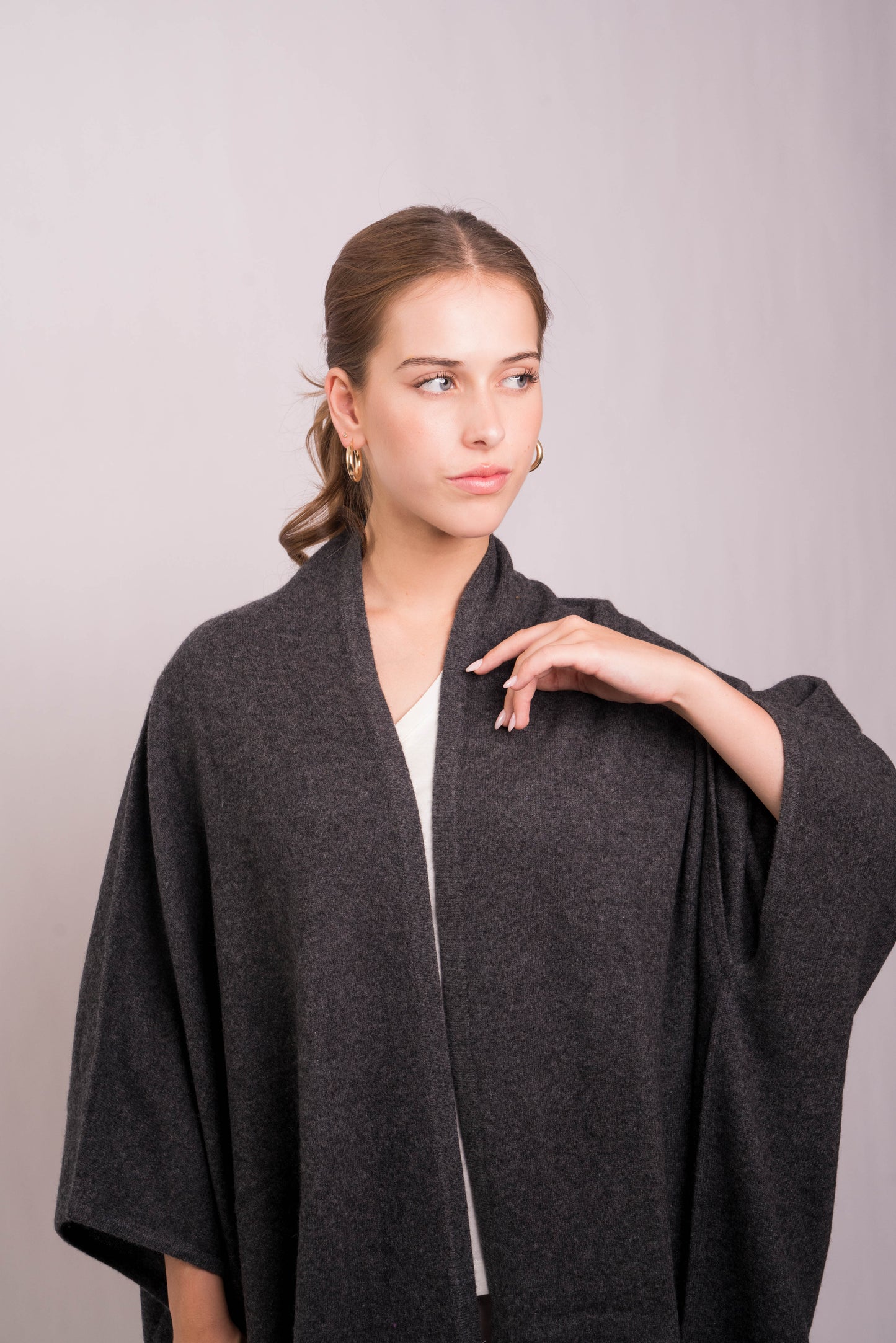 Graphite Luxe Kimono