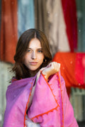 Trim Felted Cashmere Scarf