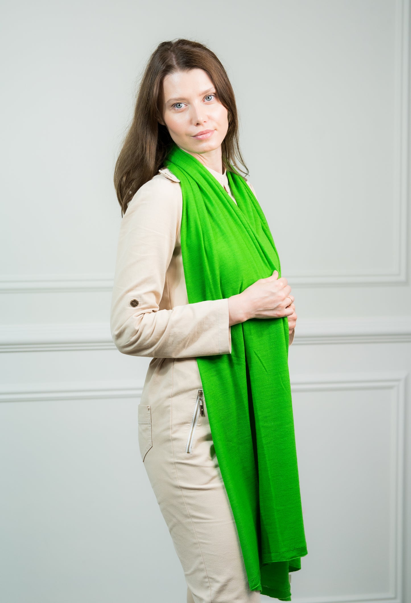 Fine Knitted Cashmere Wrap