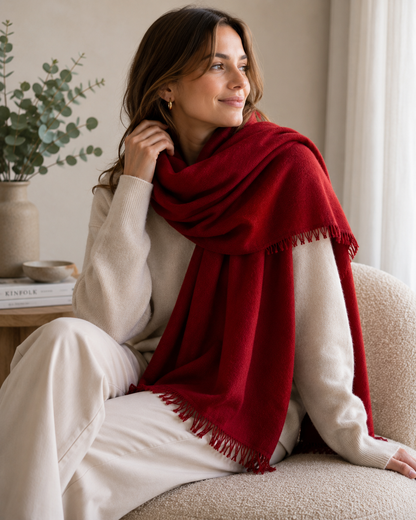 Felted Cashmere Wrap