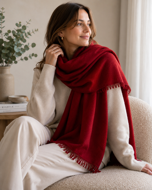 Felted Cashmere Wrap