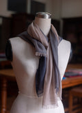 4 Color Block Fine Wool Grey